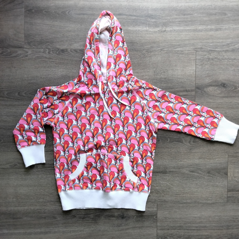 B.B. Jeans Girls Colorful Hoodie Size M NWT